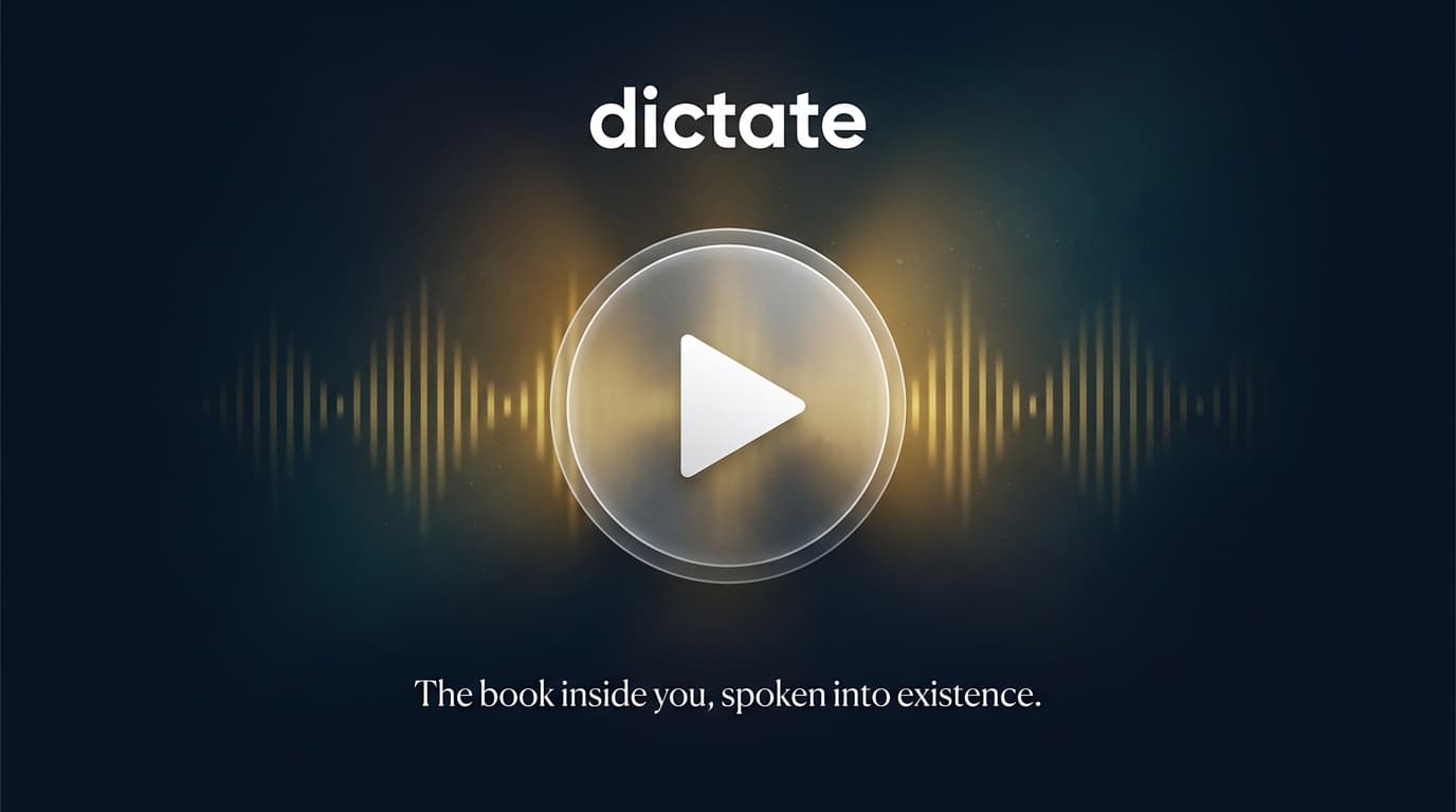 Dictate: speak your book into existence